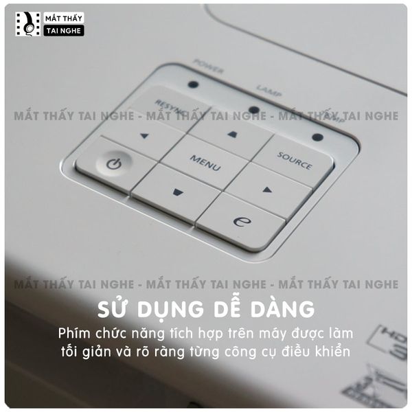 Acer H6510BD - 99% - Máy chiếu Full HD 1920x1080p, độ sáng 3.000 ansi, tương phản cao 10.000:1, hỗ trợ chiếu 3D cực đẹp, hình ảnh nét đẹp