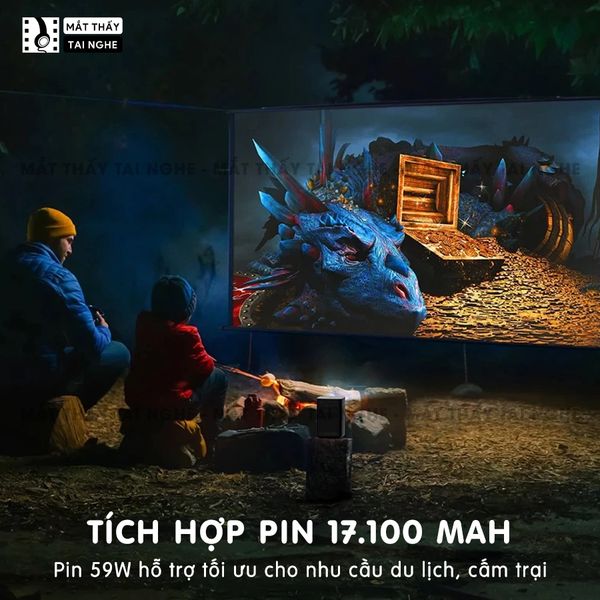 Xgimi Halo Plus - Máy chiếu thông minh bản quốc tế, máy chiếu DLP công nghệ 3D độ sáng 900 Ansi, độ phân giải chuẩn 1080x1920, cho hình ảnh và màu sắc cực đẹp