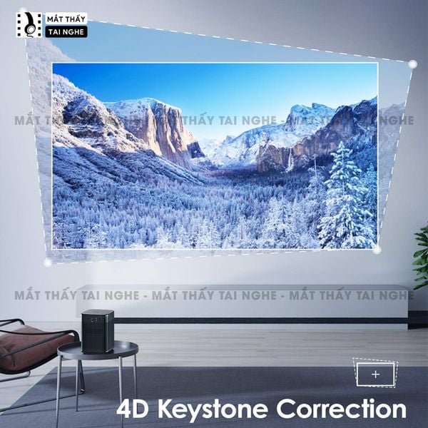 Xgimi Halo Plus - Máy chiếu thông minh bản quốc tế, máy chiếu DLP công nghệ 3D độ sáng 900 Ansi, độ phân giải chuẩn 1080x1920, cho hình ảnh và màu sắc cực đẹp