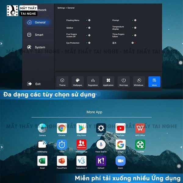 Màn hình tương tác HD Focus 98 inch - Màn hình phân giải chuẩn 4K UHD sắc nét, độ sáng cao, tương phản tốt, góc nhìn 178 độ, cảm ứng hồng ngoại đa điểm cực nhạy