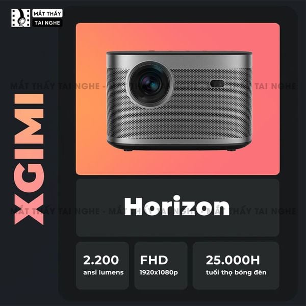 XGIMI Horizon -  Máy chiếu DLP 3D bản quốc tế - 2200 Ansilumens - DLP 0,47 inch - 3D Ready - Fullhd 1080p - video 4K HDR - AutoFocus - Auto keystone