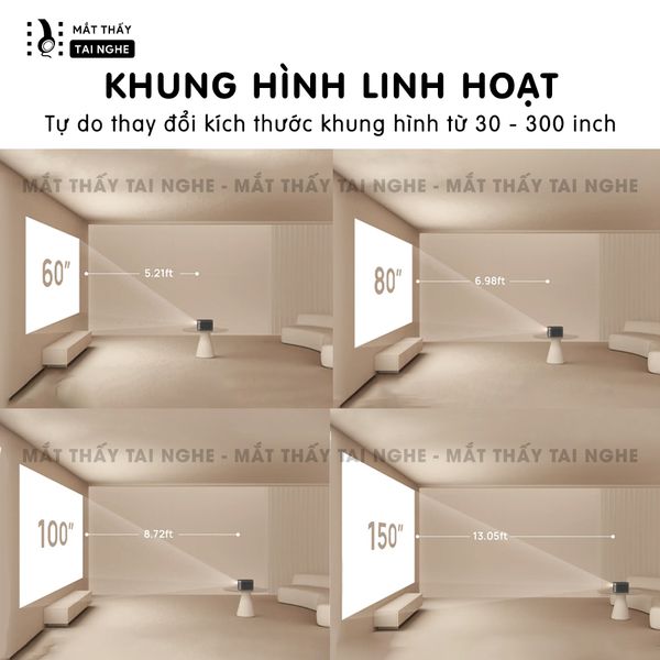 XGIMI Horizon Pro - Máy chiếu 4K DLP máy chiếu thông minh chuẩn độ phân giải thực 4K, độ sáng 2200 ANSI Lumens, Android TV 10.0, loa Harman Kardon Speakers, tự động lấy nét, tự động căn chỉnh góc chiếu
