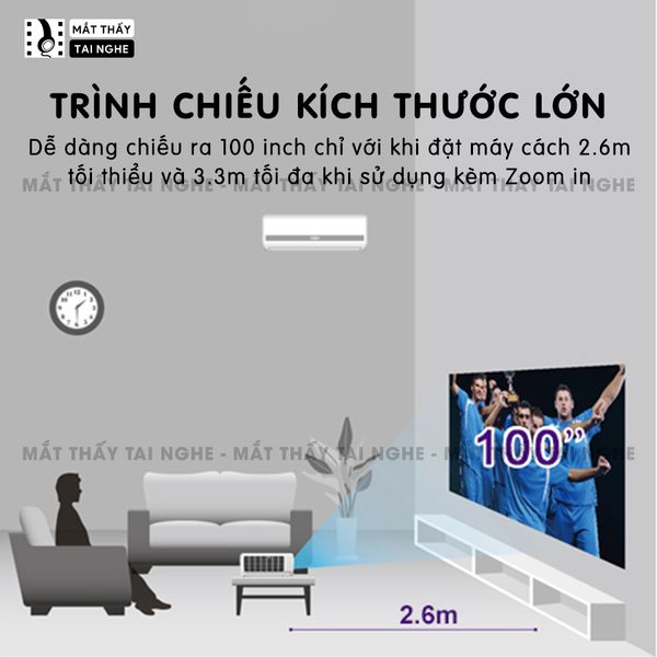 BenQ HT1070 - 99% - Máy chiếu Full HD 1920x1080p, màu sắc rực rỡ với 6X RGBRGB và Cinematic master video chuyên biệt, hỗ trợ chiếu 3D siêu đẹp