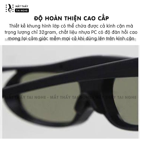 Xgimi 3D G105L - Kính 3D Xgimi chính hãng, màn trập DLP, hỗ trợ sử dụng với các máy chiếu Xgimi