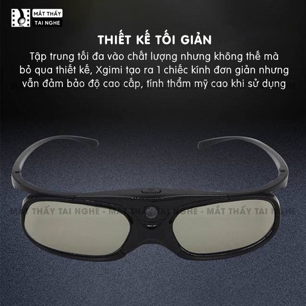 Xgimi 3D G105L - Kính 3D Xgimi chính hãng, màn trập DLP, hỗ trợ sử dụng với các máy chiếu Xgimi