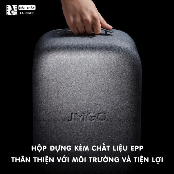 JMGO N1 Ultra - Máy chiếu thông minh tích hợp Android TV Quốc tế, giọng nói Tiếng Việt và Netflix 4K, độ phân giải 4K UHD 3840x2160p , độ sáng 4.000 Ansi lumens, chip xử lý Mediatek 9669 siêu mạnh