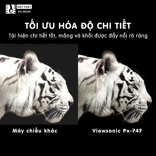 Viewsonic PX747-4K - Máy chiếu 4K HDR độ sáng 3500 Ansilumens, tuổi thọ 15000h, máy chiếu 4K tốt nhất tầm giá