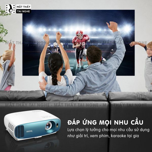 BenQ TK800m - 99% - Máy chiếu chuẩn 4K 3840x2160p, độ sáng cao 3000 Ansi, hệ màu 10 bít ( 1,07 tỷ màu), Rec 709, chế độ HDR, tuổi thọ 15,000h chất lượng hình ảnh cực đẹp