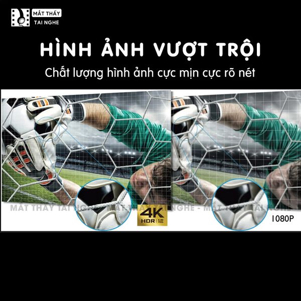BenQ TK800m - 99% - Máy chiếu chuẩn 4K 3840x2160p, độ sáng cao 3000 Ansi, hệ màu 10 bít ( 1,07 tỷ màu), Rec 709, chế độ HDR, tuổi thọ 15,000h chất lượng hình ảnh cực đẹp