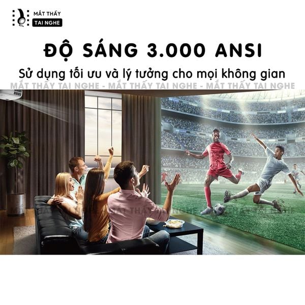 BenQ TK800m - 99% - Máy chiếu chuẩn 4K 3840x2160p, độ sáng cao 3000 Ansi, hệ màu 10 bít ( 1,07 tỷ màu), Rec 709, chế độ HDR, tuổi thọ 15,000h chất lượng hình ảnh cực đẹp