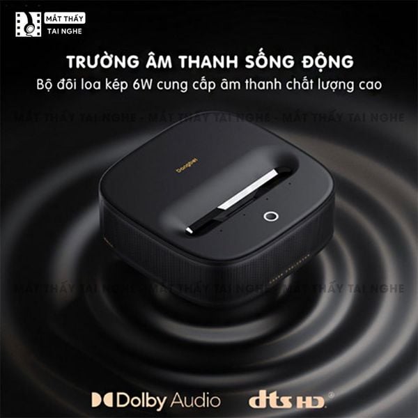 Dangbei U1 -  Máy chiếu siêu gần UST thông minh tích hợp hệ điều hành, độ phân giải Full HD 1920x1080p và độ sáng 1.250 ansi lumens