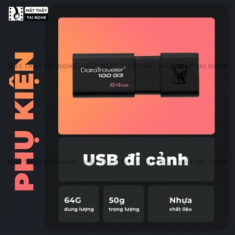 USB đi cảnh 64G - Full hiệu ứng bay phòng 3D 4K đẹp nhất 2024