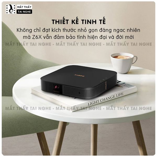 Xgimi New Z6X Gen4 - Máy chiếu thông minh bản nội địa máy chiếu DLP công nghệ 3D độ sáng 800 Ansi cho hình ảnh và màu sắc cực đẹp