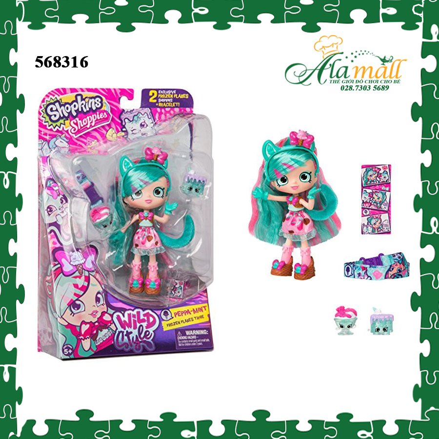 Shopkins Shoppies Wild Style Doll – Thế giới đồ chơi cho bé