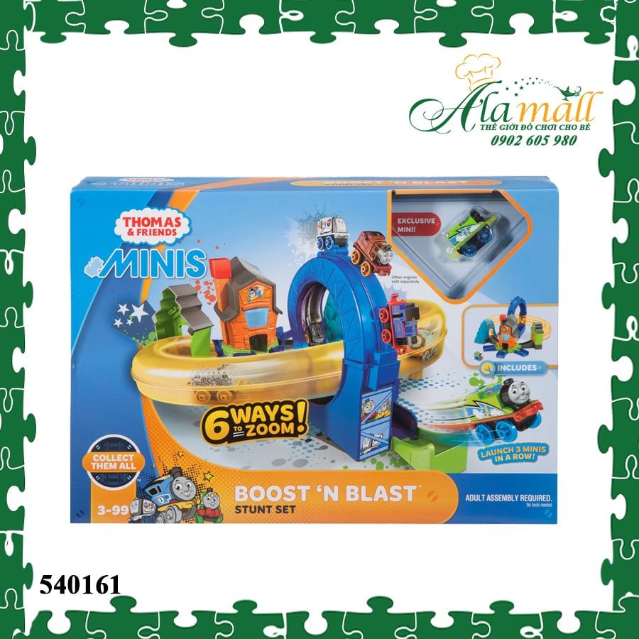 Train Thomas Boost And Blast Thomas Minis Boost And Blast Stunt Set