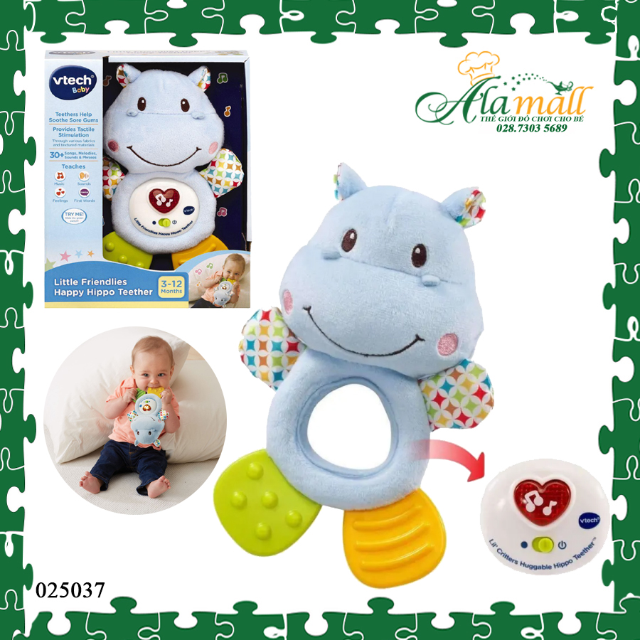 vtech little friendlies happy hippo teether