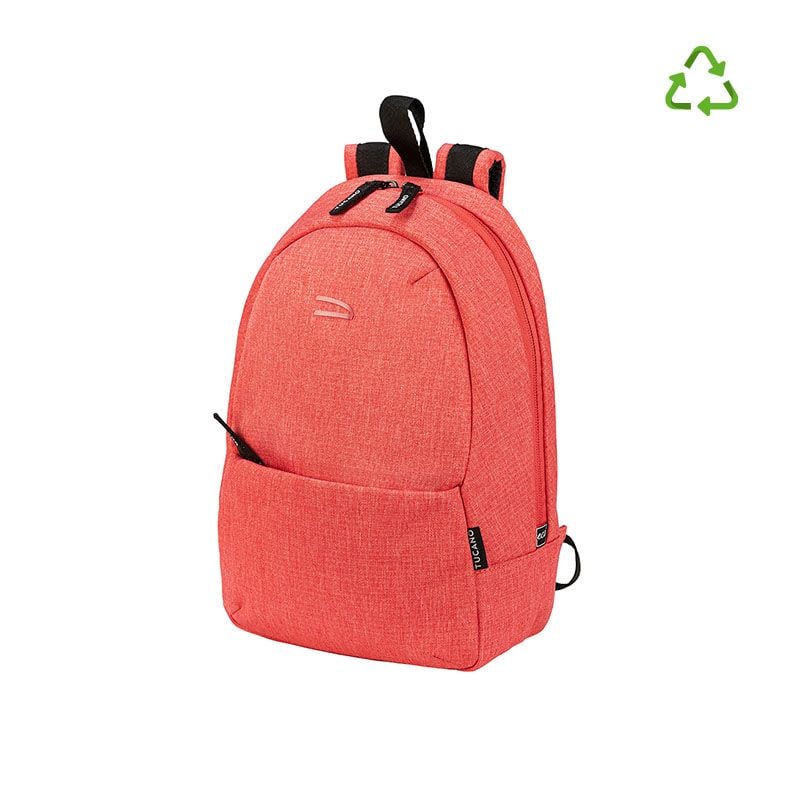  Balo Tái Chế TUCANO Ted Eco (Laptop 14 inch / Mac 14 inch) - Coral Red 