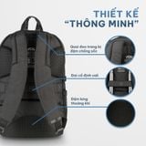  HOT - Balo Phản Trọng Lực TUCANO Bravo AGS Eco (Laptop 15.6 inch / Mac 16 inch) 