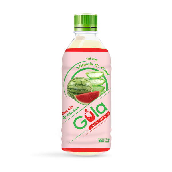 Nước Dưa Hấu Nha Đam Gula Chai 350ml