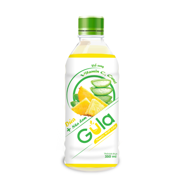 Nước Dứa Nha Đam Gula Chai 350ml