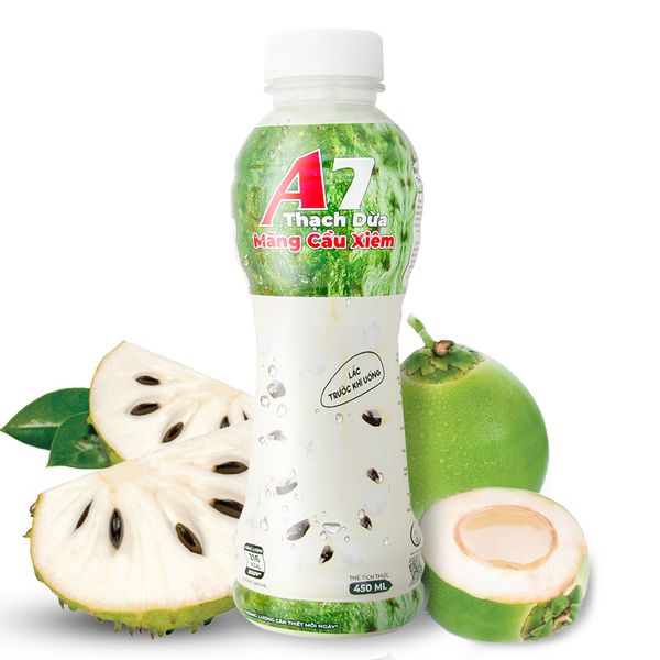 450ml A7 Soursop Juice Drink With Nata De Coco