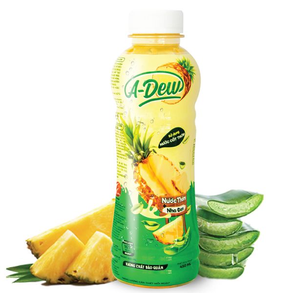 450ml A-Dew Pineapple Juice Drink With Aloe Vera
