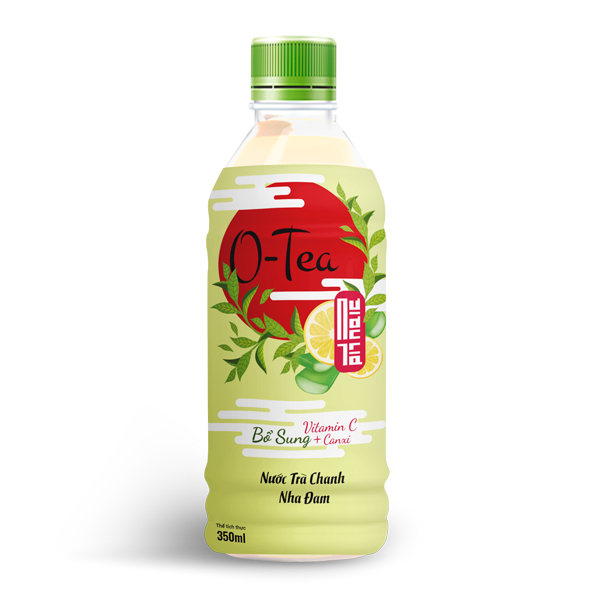 Nước Trà Chanh Nha Đam O-Tea Chai 350ml