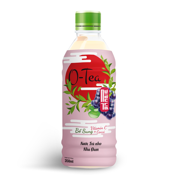 Nước Trà Nho Nha Đam O-Tea Chai 350ml