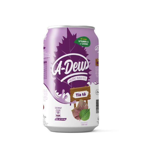 Nước Rau Tía Tô A-Dew  Lon 330ml