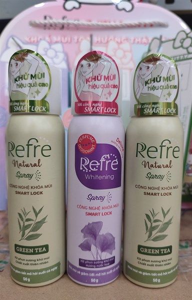 Xịt khử mùi mồ hôi Refre TO 50g