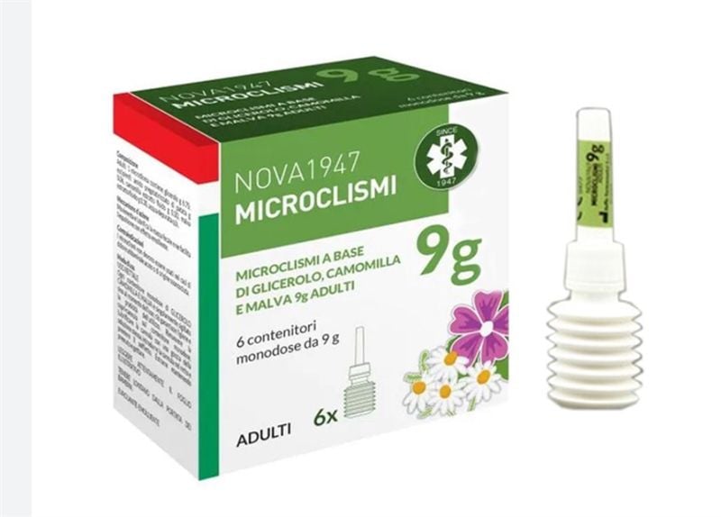 Thụt hậu môn Nova 1947 Microclismi cho người lớn tuổi