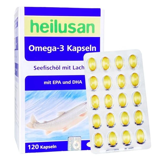 Heilusan Omega 3 kapseln hộp 6 vỉ x 20 viên