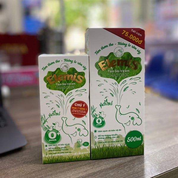 Elemis tắm bé chai 500ml