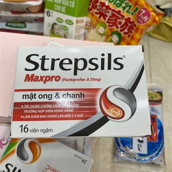 Strepsil maxpro chanh mật ong h2 vỉ