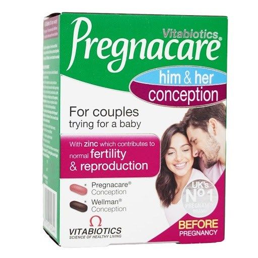 Tăng khả năng thụ thai Pregnacare Him & Her