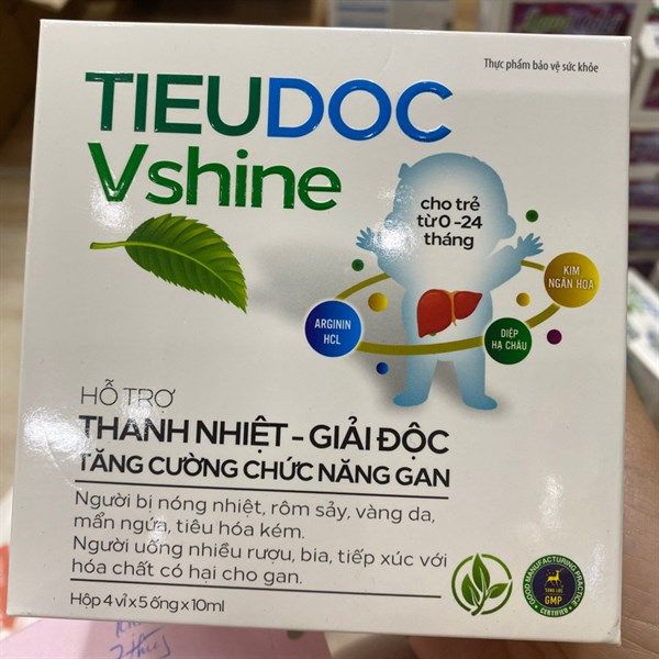 Tiêu độc Vshine bổ sung dịch chiết thảo dược tăng cường chức năng gan