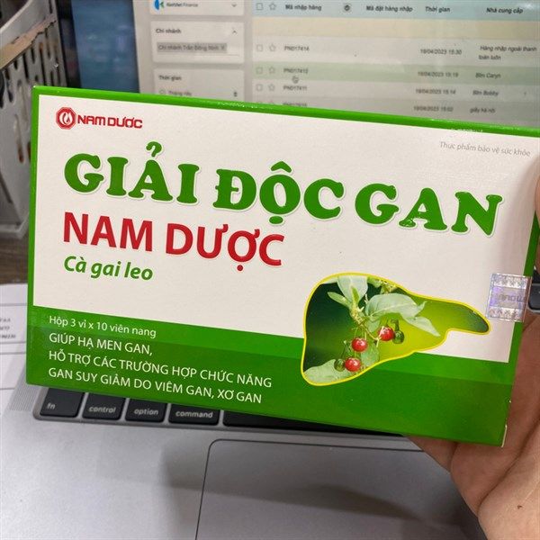 Giải độc gan Nam Dược - Cà gai leo (hộp 3 vỉ * 10 viên)