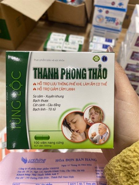 Giải cảm Thanh Phong Thảo - an toàn pnct và ccb (h10 vỉ) - vshine