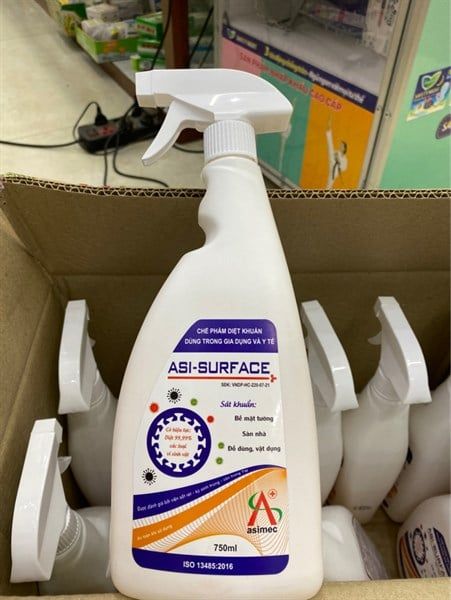 Xịt bề mặt asi surfce chai 750ml