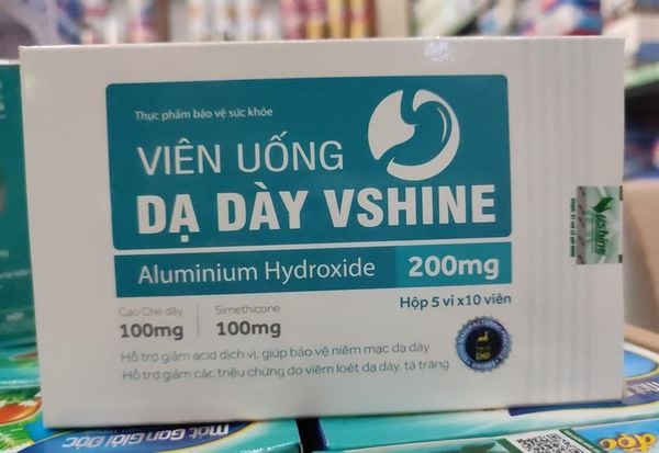 Viên uống dạ dày Vshine Hộp 5 vỉ x 10 viên