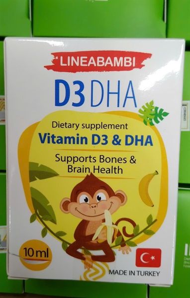 LineaBambi vitamin D3 & DHA lọ 20ml