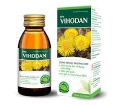 Siro Vihodan, hỗ trợ làm giảm các triệu chứng ho, đau rát họng, giảm đờm chai 100ml