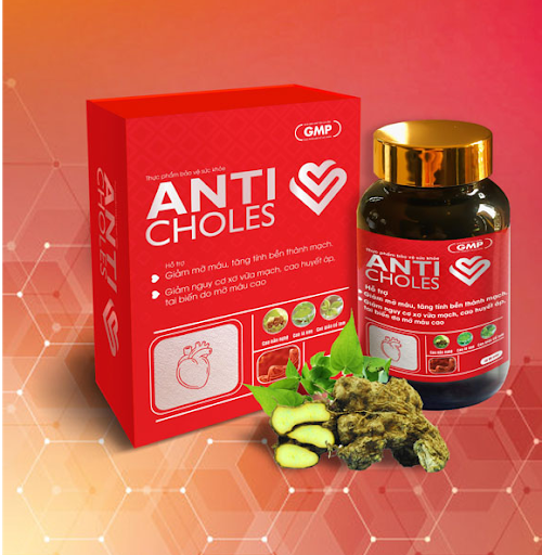 anticholes ( mỡ máu ) hộp 1 lọ 60 viên (new)