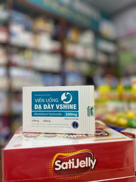 Viên uống dạ dày Vshine Hộp 5 vỉ x 10 viên