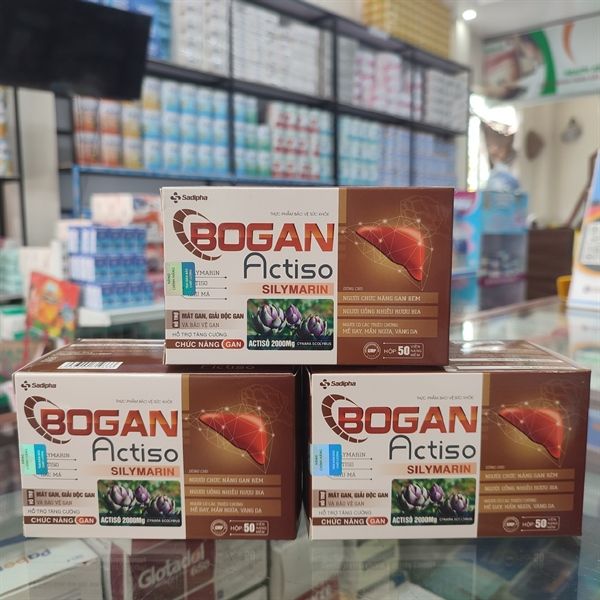 Bổ gan Actiso Silymarin Sadipha