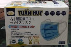 Khẩu trang Tuấn Huy N lớn hộp 50 chiếc