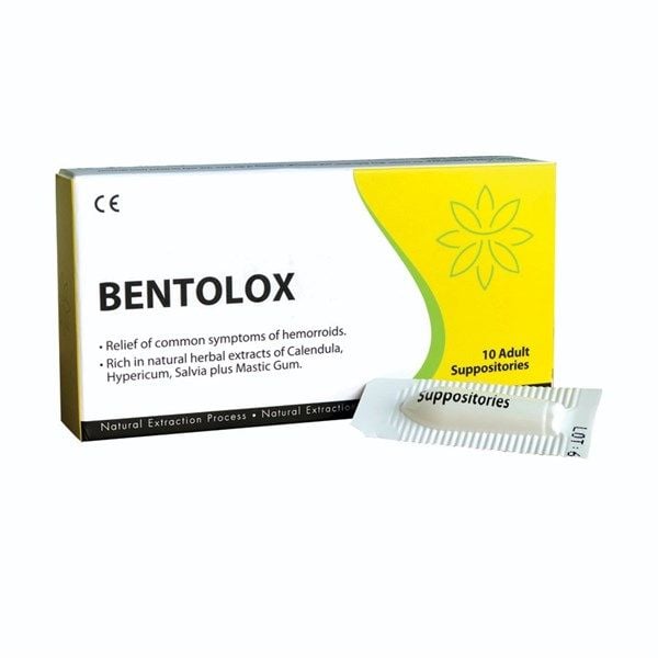Đặt trĩ Bentolox H2vỉ x 5 viên