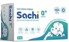 Gạc răng miệng Sachi rơ lưỡi, vệ sinh răng miệng cho bé hộp 30 gói