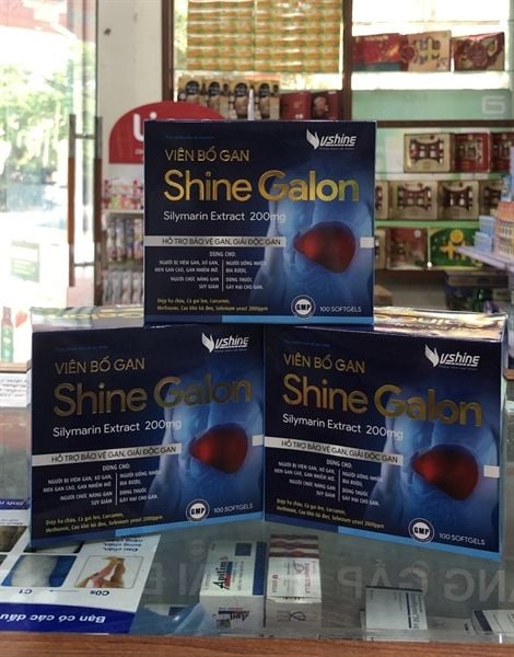 Bổ gan Shine Galon Hộp 100viên