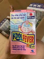 Dán hạ sốt Koolfever sơ sinh hộp 6 miếng